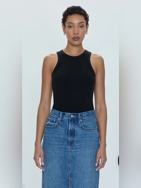NWT PISTOLA BLAKE CREWNECK BODYSUIT | NOIR